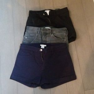 SMALL FIT H&M shorts bundle